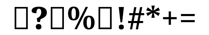 Noto Serif Bengali 800 Font OTHER CHARS