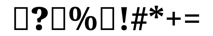 Noto Serif Bengali 900 Font OTHER CHARS