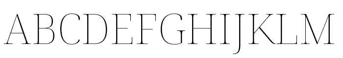 Noto Serif Display 100 Font UPPERCASE