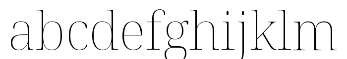 Noto Serif Display 100 Font LOWERCASE