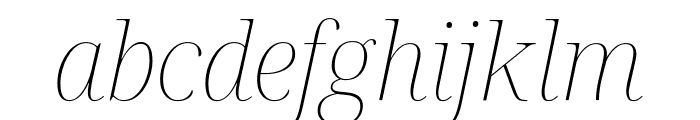 Noto Serif Display 100italic Font LOWERCASE