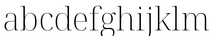 Noto Serif Display 200 Font LOWERCASE