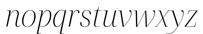 Noto Serif Display 200italic Font LOWERCASE