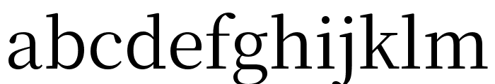 Noto Serif HK Regular Font LOWERCASE