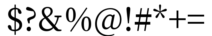 Noto Serif KR 500 Font OTHER CHARS