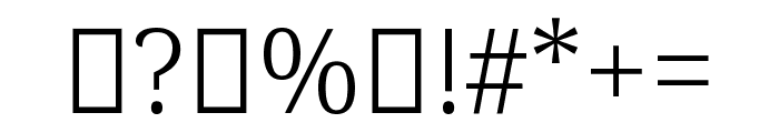Noto Serif Malayalam 300 Font OTHER CHARS