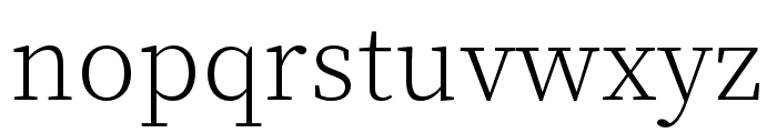 Noto Serif SC 200 Font LOWERCASE