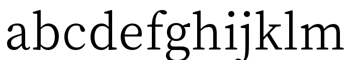 Noto Serif SC regular Font LOWERCASE