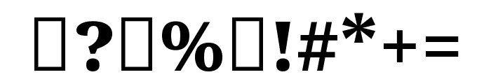 Noto Serif Telugu 800 Font OTHER CHARS