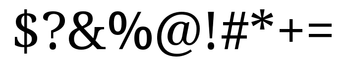 Noto Serif regular Font OTHER CHARS