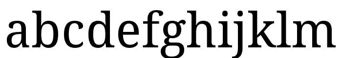 Noto Serif regular Font LOWERCASE