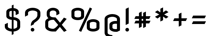 Nova Flat regular Font OTHER CHARS