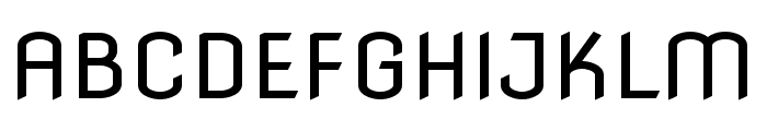 Nova Flat regular Font UPPERCASE