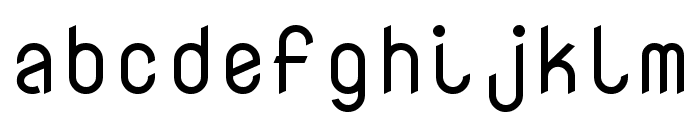 Nova Mono regular Font LOWERCASE
