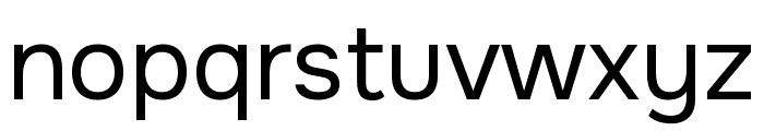 Onest Regular Font LOWERCASE