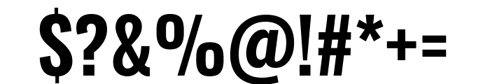 Oswald 600 Font OTHER CHARS