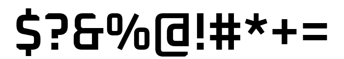 Oxanium 600 Font OTHER CHARS