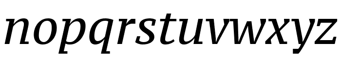 PT Serif Caption italic Font LOWERCASE