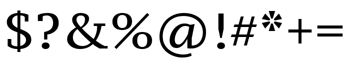 PT Serif Caption regular Font OTHER CHARS