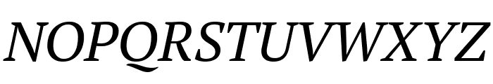 PT Serif italic Font UPPERCASE