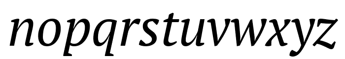 PT Serif italic Font LOWERCASE