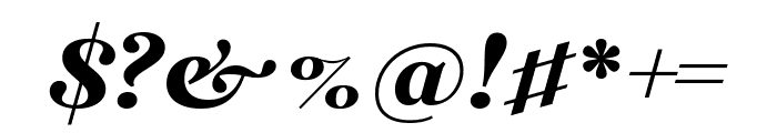 Playfair 900italic Font OTHER CHARS