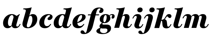 Playfair 900italic Font LOWERCASE