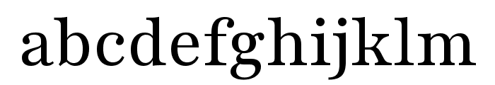 Playfair Regular Font LOWERCASE