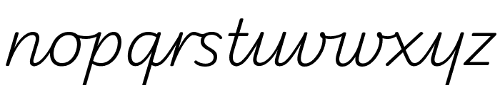 Playwrite AU NSW 200 Font LOWERCASE