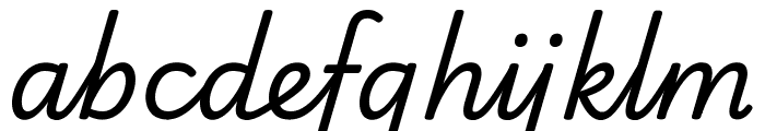 Playwrite AU NSW Regular Font LOWERCASE