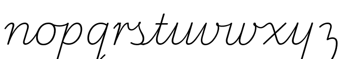 Playwrite AU QLD 100 Font LOWERCASE