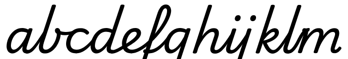 Playwrite AU VIC Regular Font LOWERCASE