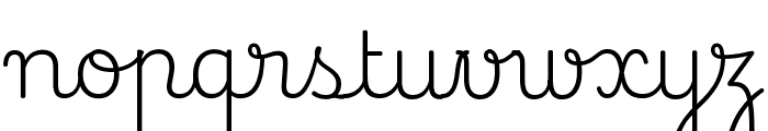 Playwrite BE WAL 200 Font LOWERCASE