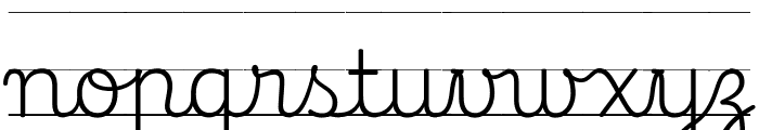 Playwrite BR Guides Regular Font LOWERCASE