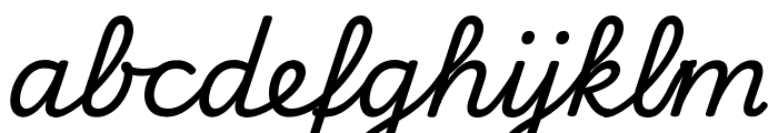 Playwrite DE LA Regular Font LOWERCASE