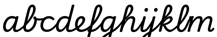 Playwrite DE SAS Regular Font LOWERCASE