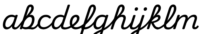 Playwrite DK Loopet Regular Font LOWERCASE