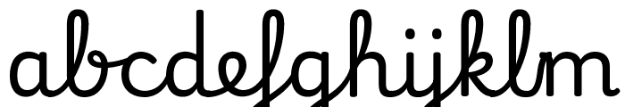 Playwrite ES Deco Regular Font LOWERCASE