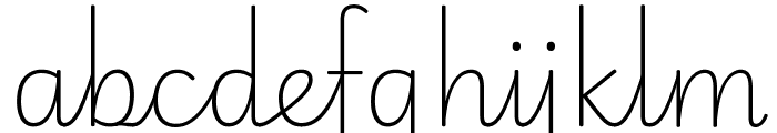 Playwrite FR Moderne 100 Font LOWERCASE