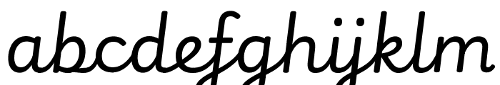 Playwrite GB J Italic Font LOWERCASE