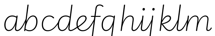 Playwrite GB S 100italic Font LOWERCASE