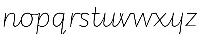 Playwrite GB S 100italic Font LOWERCASE