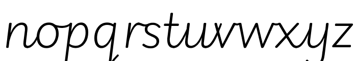 Playwrite GB S 200italic Font LOWERCASE