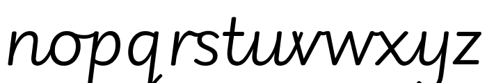 Playwrite GB S 300italic Font LOWERCASE