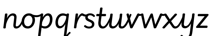 Playwrite GB S Italic Font LOWERCASE