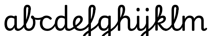 Playwrite HR Lijeva Regular Font LOWERCASE