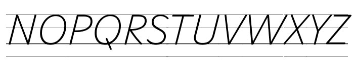 Playwrite IS Guides Regular Font UPPERCASE