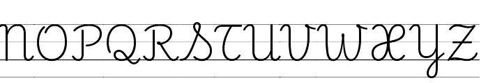 Playwrite IT Trad Guides Regular Font UPPERCASE