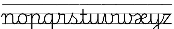 Playwrite IT Trad Guides Regular Font LOWERCASE