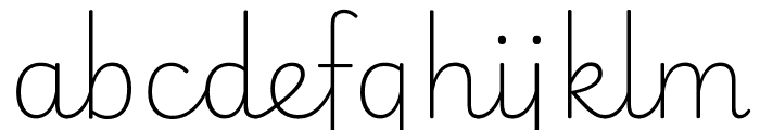 Playwrite NG Modern 100 Font LOWERCASE